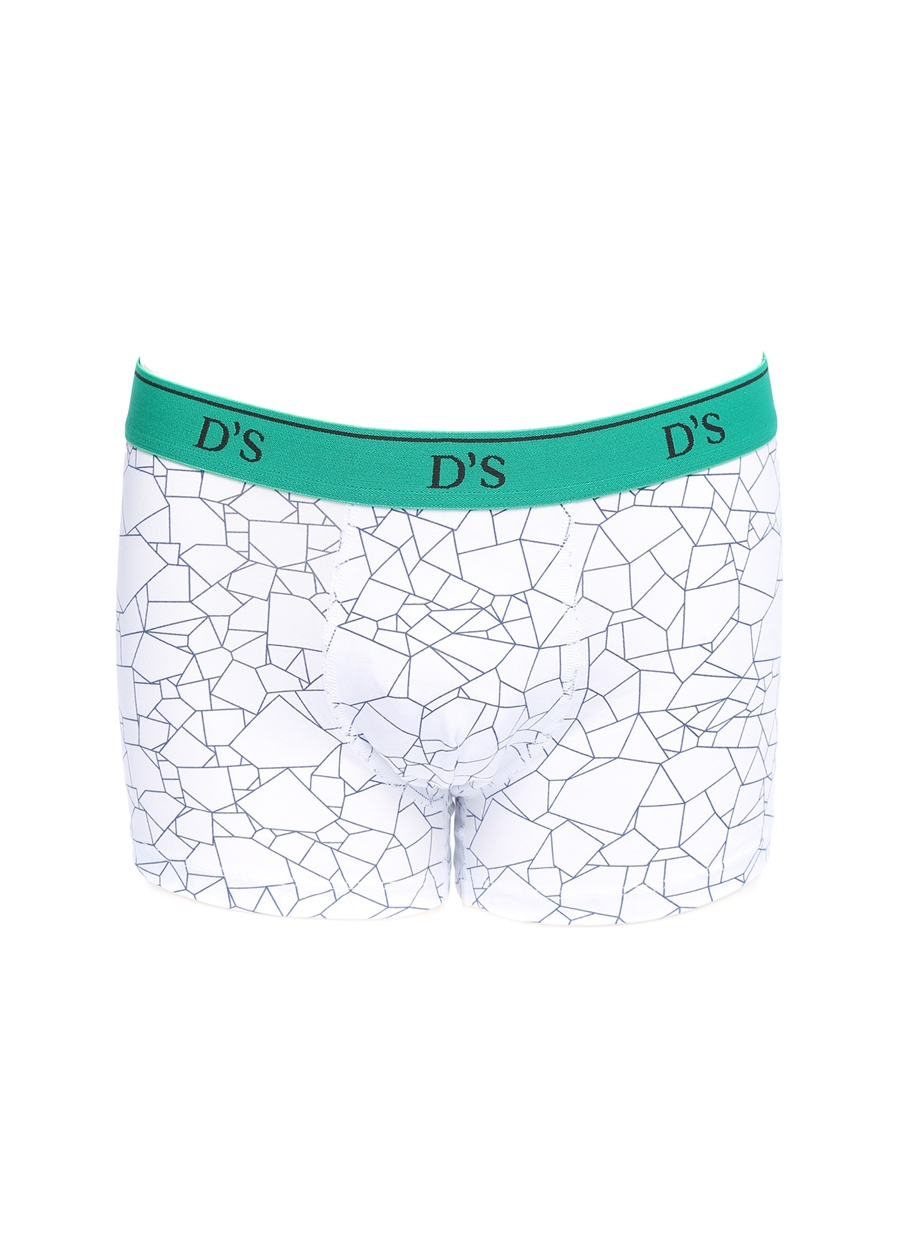 Ds Damat Beyaz Melanj Erkek Boxer DS Damat Trendy 2 Li Boxer Pırlanta_2