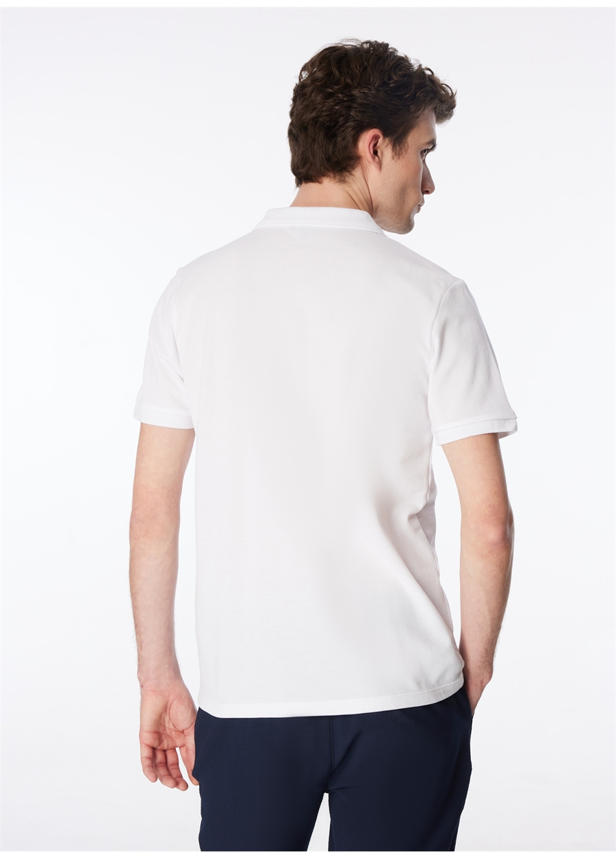 Fabrika Beyaz Erkek Regular Fit Polo T-Shirt BORAMIR-Y_4