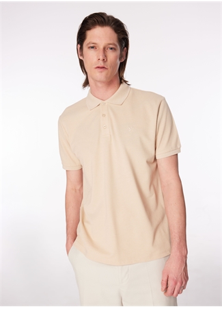 Fabrika Bej Erkek Regular Fit Polo T-Shirt BORAMIR-Y_3