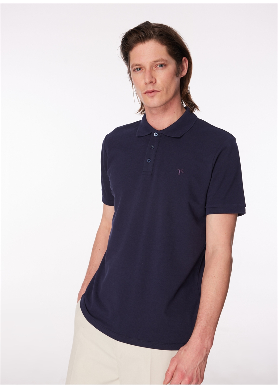 Fabrika Lacivert Erkek Regular Fit Polo T-Shirt BORAMIR-Y_0