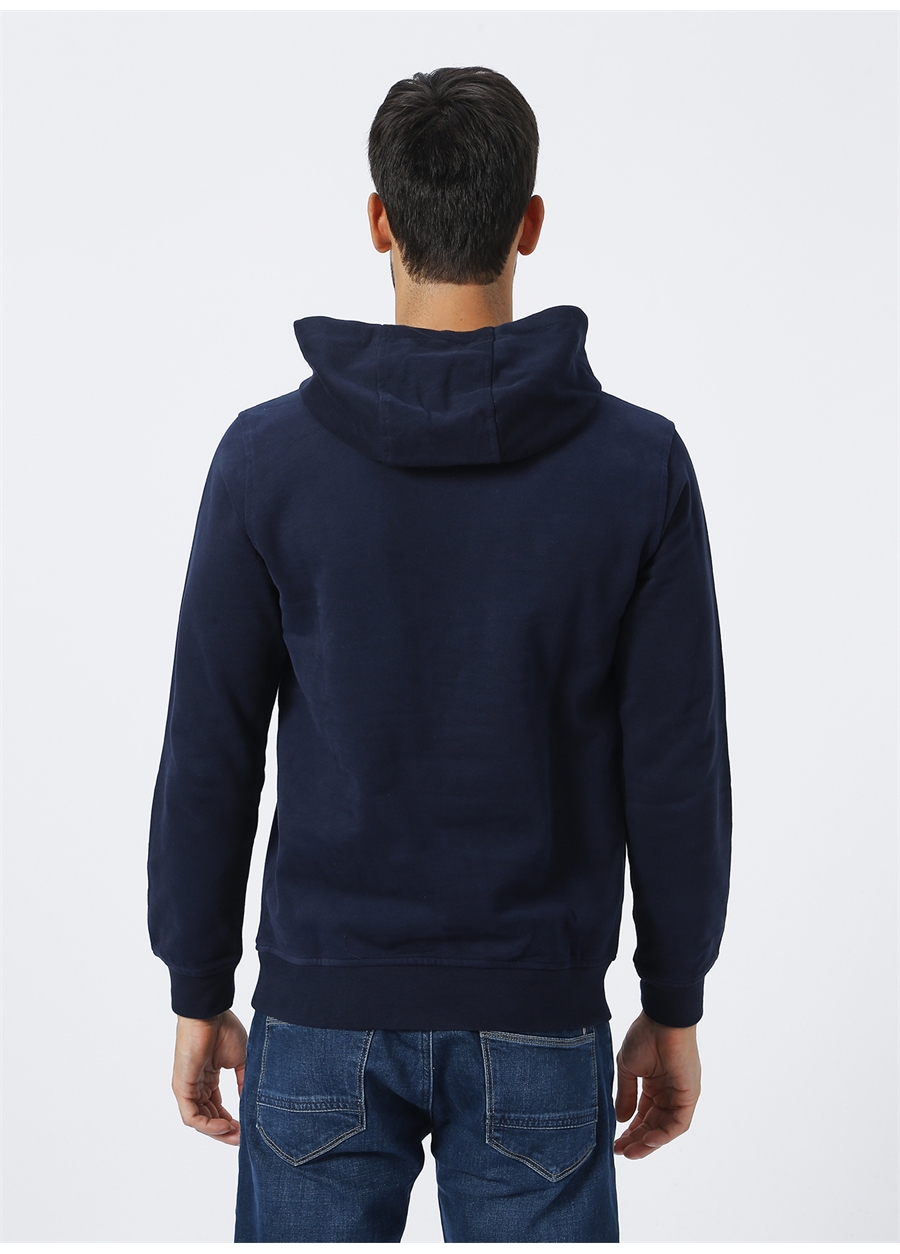 Helly Hansen Hh Hh Logo Hoodie Kapüşonlu Uzun Kollu Normal Kalıp Lacivert Erkek Sweatshirt_3