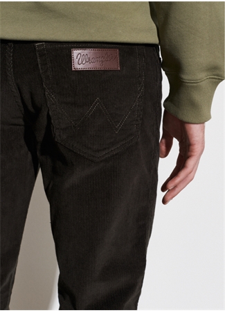 Wrangler Normal Bel Slim Fit Yeşil Erkek Chino Pantolon W12SEC221_Texas Slim Cordura_4