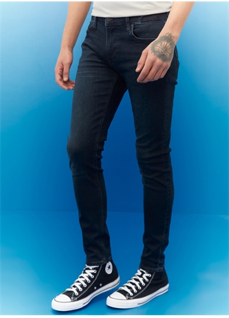 Lee Koyu Mavi Erkek Normal Bel Skinny Fit Denim Pantolon L736PHKG-408_Malone_5