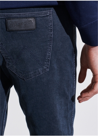 Wrangler Greensboro Mavi Erkek Düşük Bel Regular Fit Denim Pantolon W15QLT35X-400_4