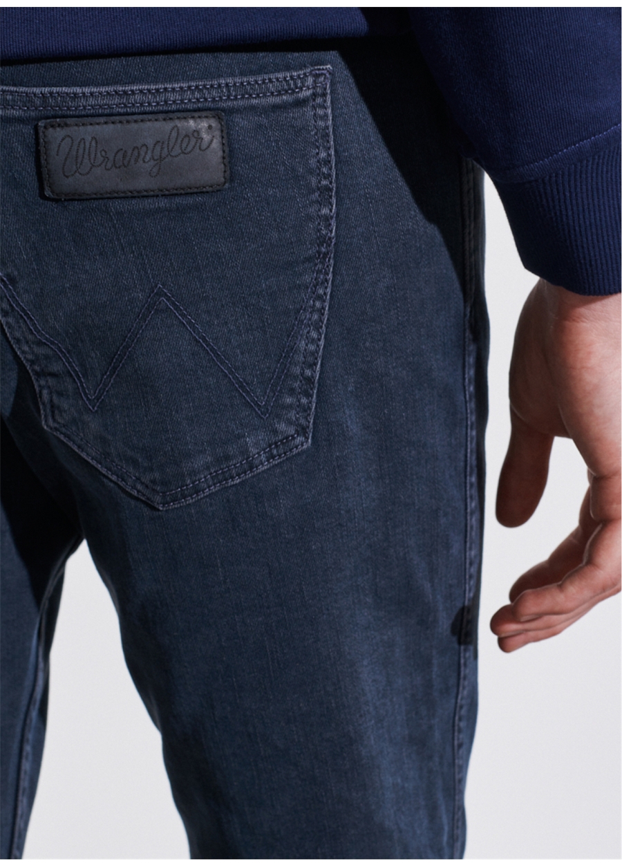 Wrangler Greensboro Mavi Erkek Düşük Bel Regular Fit Denim Pantolon W15QLT35X-400_4