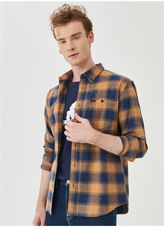 Lee Kareli Kahve Erkek Gömlek L66IMLSZ_Flannel Check Shirt_3