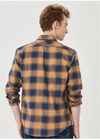 Lee Kareli Kahve Erkek Gömlek L66IMLSZ_Flannel Check Shirt_4