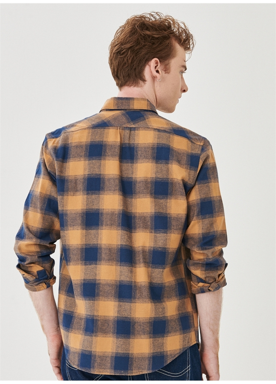 Lee Kareli Kahve Erkek Gömlek L66IMLSZ_Flannel Check Shirt_4