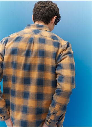 Lee Kareli Kahve Erkek Gömlek L66IMLSZ_Flannel Check Shirt_8