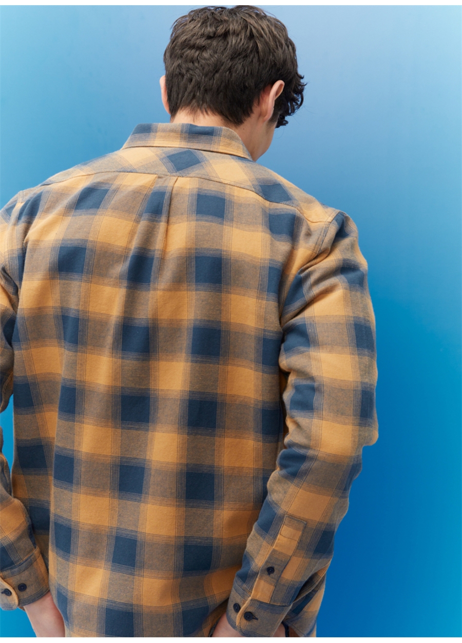 Lee Kareli Kahve Erkek Gömlek L66IMLSZ_Flannel Check Shirt_8