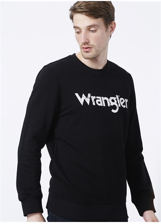 Wrangler Bisiklet Yaka Siyah Erkek Sweatshırt W212025001_Crew Neck Sweatshirt_0