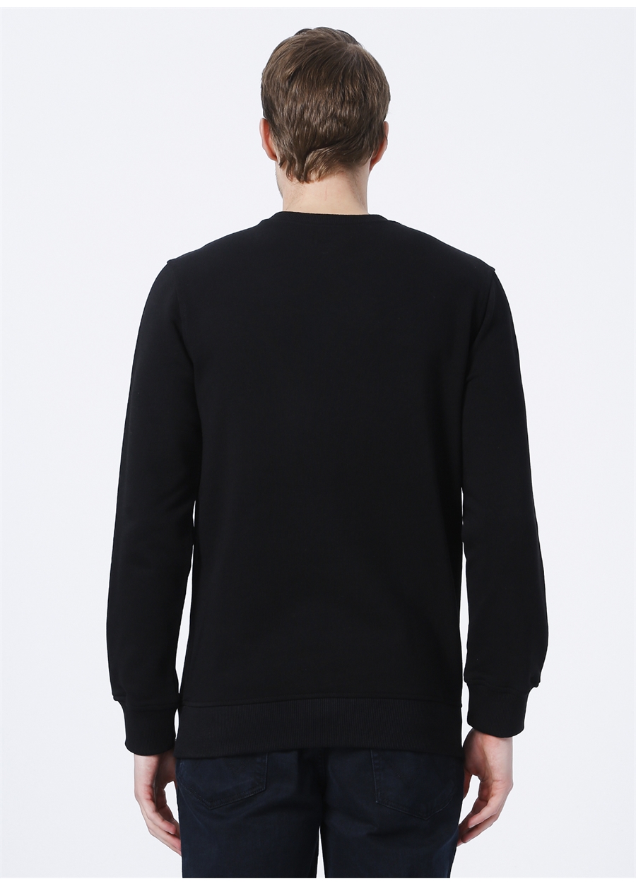 Wrangler Bisiklet Yaka Siyah Erkek Sweatshırt W212025001_Crew Neck Sweatshirt_3