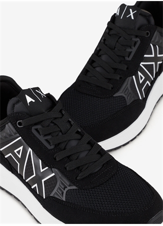 Armani Exchange Siyah Erkek Deri Sneaker XUX090XV27600002_3