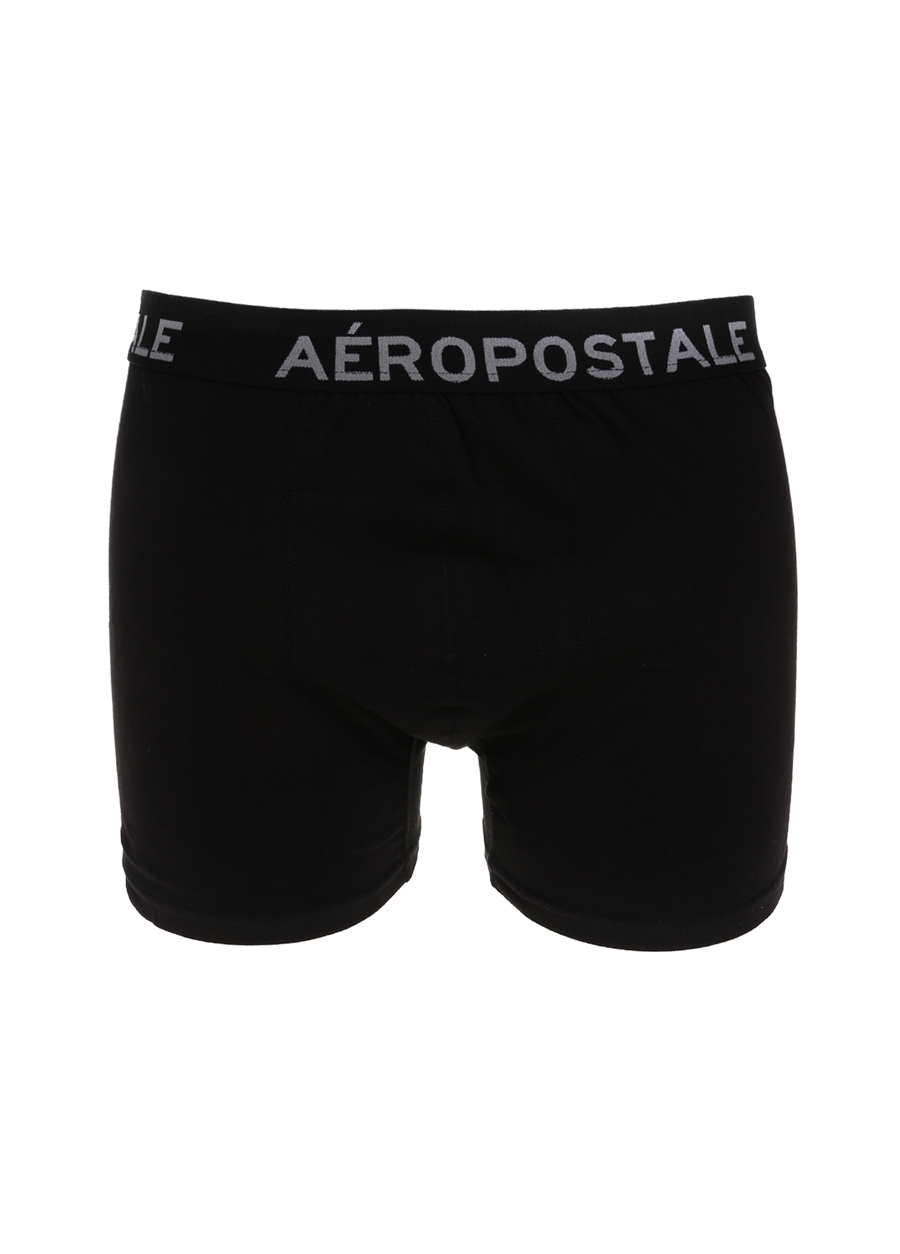 Aeropostale Normal Kalıp Siyah Erkek Boxer - AP-BXR04_0