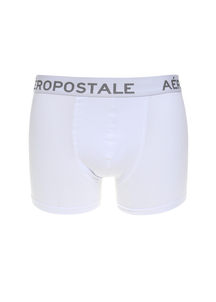 Aeropostale Normal Kalıp Beyaz Erkek Boxer - AP-BXR04_0