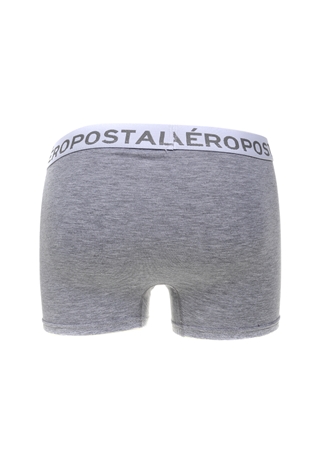 Aeropostale Ap-Bxr04 Normal Bel Düz Gri Melanj Erkek Boxer_1