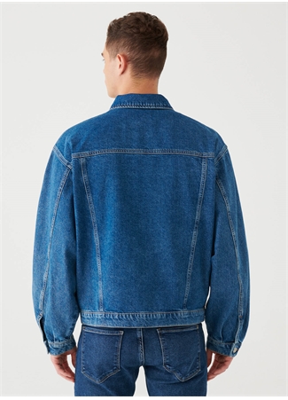 Mavi Ryan Düz Yaka Oversized Düz Erkek Denim Ceket M0110001-80480_3