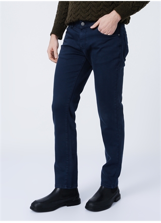 Altınyıldız Classics Normal Bel Dar Paça Slim Fit Lacivert Erkek Pantolon 4A1400000101_2