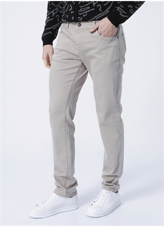 Altınyıldız Classics Normal Bel Dar Paça Slim Fit Taş Erkek Pantolon 4A1400000101_2