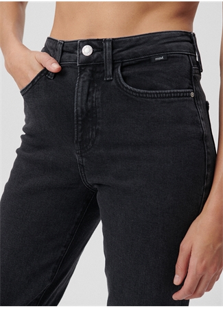 Mavi CINDY Mid Smoke Mom Fit Gri Kadın Denim Pantolon M100277_7