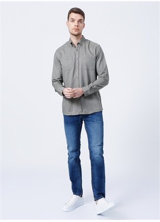 Jack & Jones Normal Bel Slim Fit Erkek Organik Pamuk Denim Pantolon 12146384_JJITIM JJ