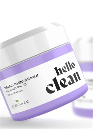 Herbaderm Hello Clean Yağ Bazlı Temizleyici Balm Yoğun Nemlendirici_1