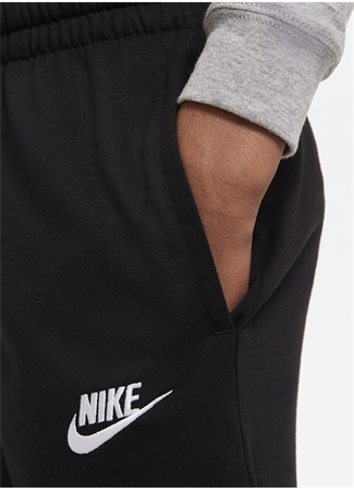 Nike Siyah - Gri - Gümüş Erkek Çocuk Kısa Düz Şort DA0806_4