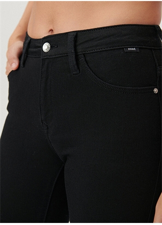 Mavi TESS Double Black Skinny Fit Siyah Kadın Denim Pantolon M100328-35252_6