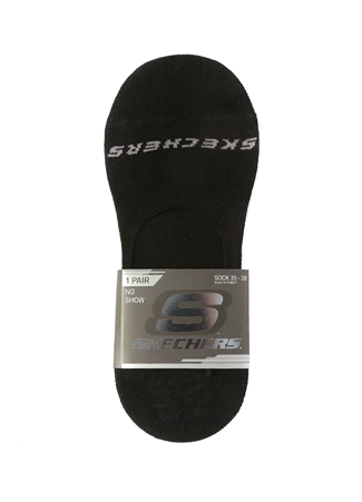 Skechers Siyah Unisex Çorap S221487-001 Socks U No Show Sock_0