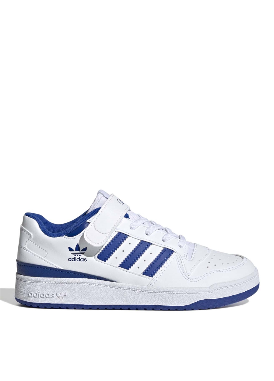 Adidas Beyaz - Mavi Erkek Çocuk Yürüyüş Ayakkabısı FY7978 FORUM LOW C