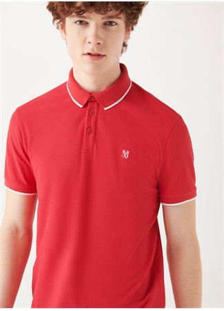 Mavi M066039-33203 Regular Fit Düz Kırmızı Erkek Polo T-Shirt_1