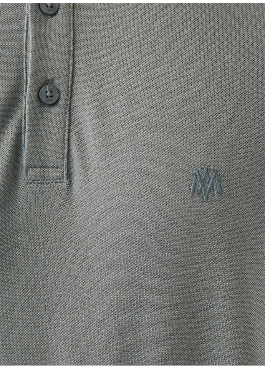 Mavi Düz Gri Erkek Polo T-Shirt M066157-31345_POLO TİŞÖRT_5