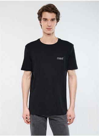 Mavi Bisiklet Yaka Düz Siyah Erkek T-Shirt M0610360-900_BASIC TİŞÖRT_1