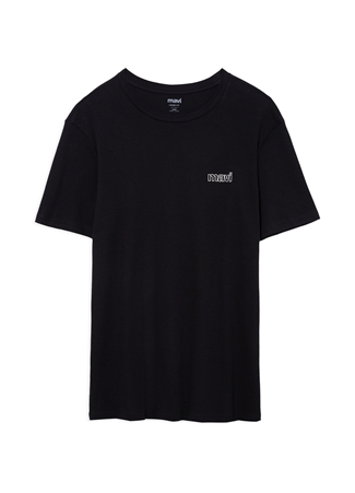 Mavi Bisiklet Yaka Düz Siyah Erkek T-Shirt M0610360-900_BASIC TİŞÖRT_6