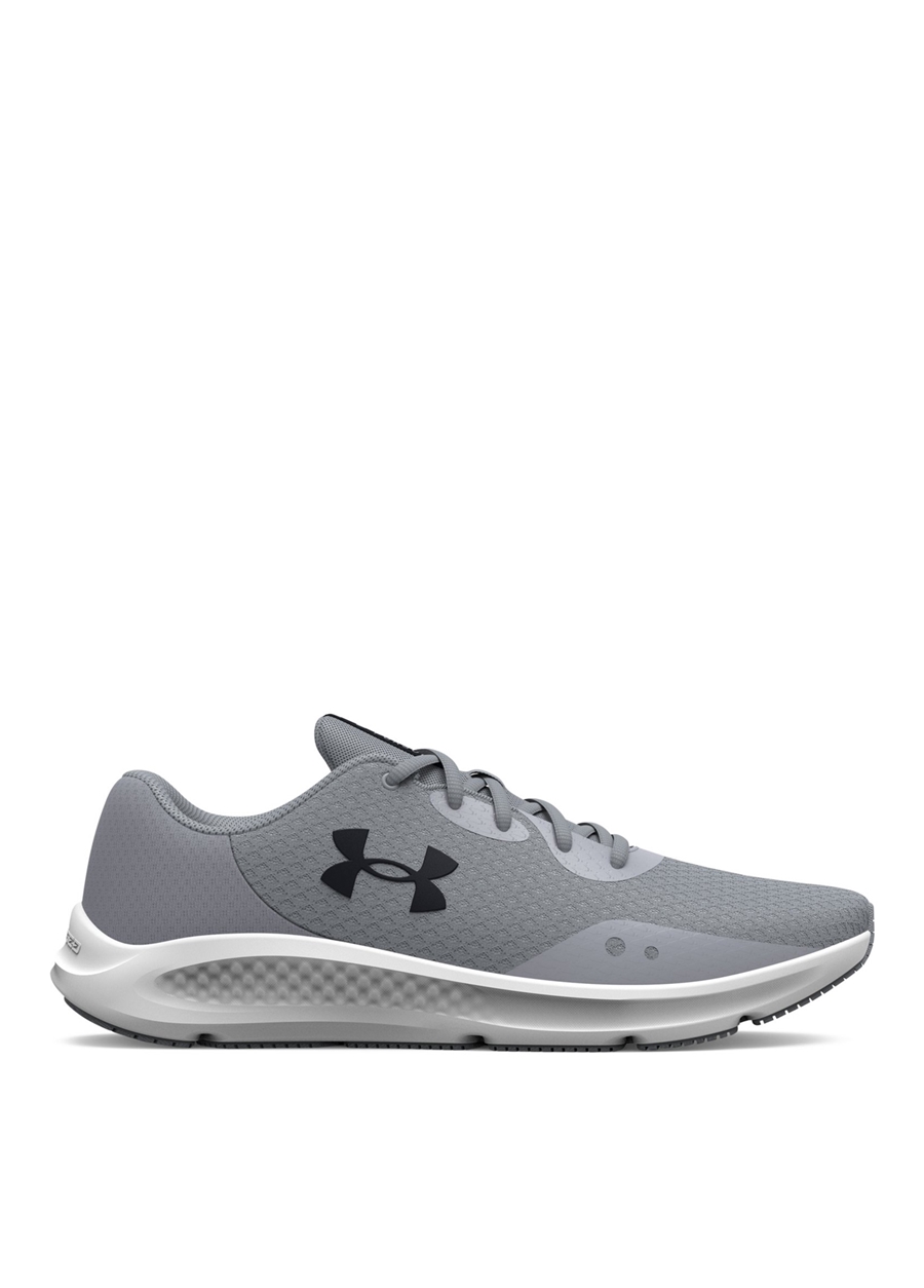 Under Armour Gri - Beyaz Erkek Koşu Ayakkabısı 3024878 UA Charged Pursuit 3_1