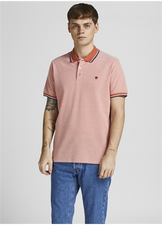 Jack & Jones Düz Açık Turuncu Erkek Polo T-Shirt 12169064_JPRBLUWIN POLO SS_0