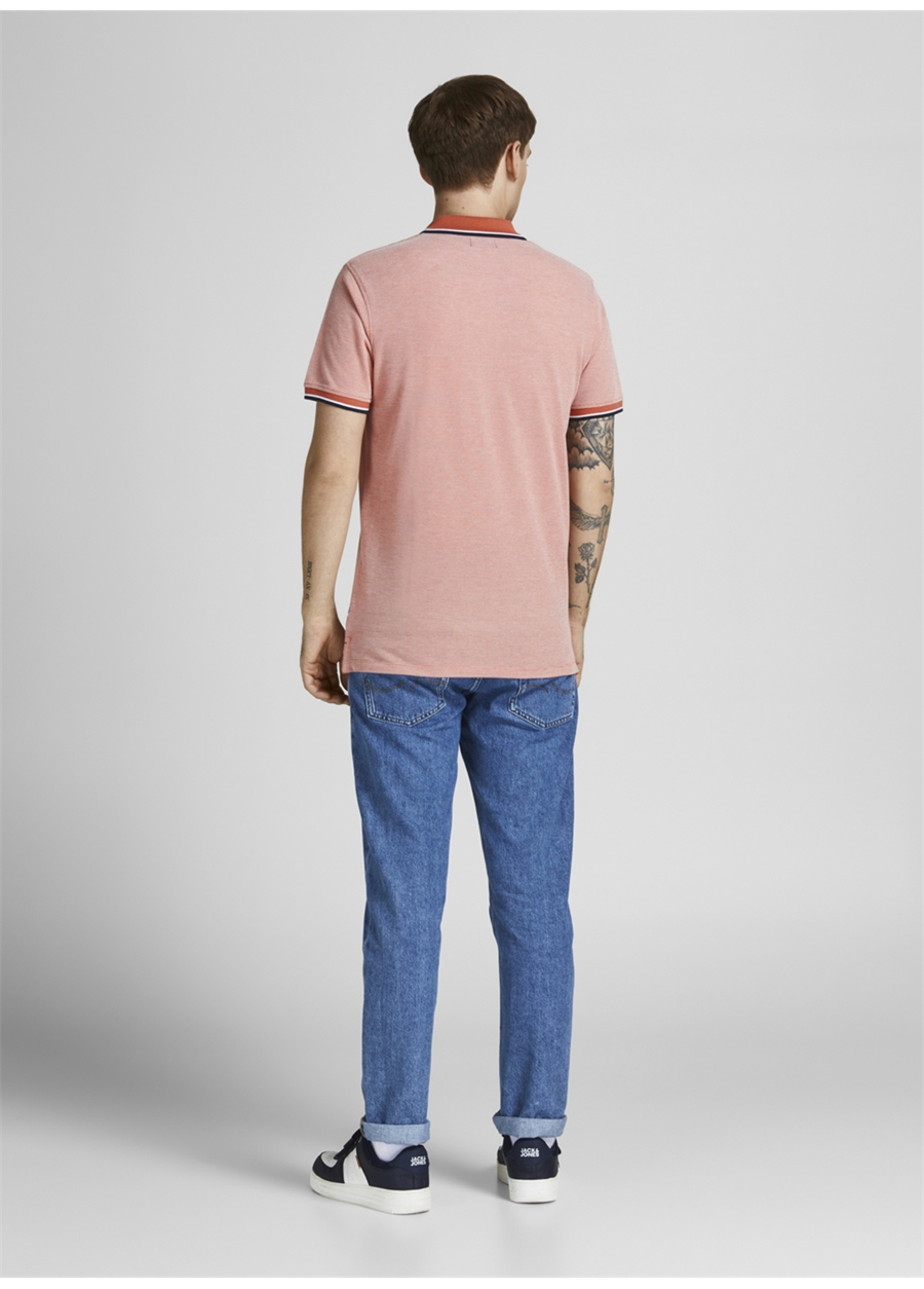 Jack & Jones Düz Açık Turuncu Erkek Polo T-Shirt 12169064_JPRBLUWIN POLO SS_2