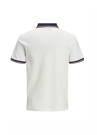 Jack & Jones Düz Kırık Beyaz Erkek Polo T-Shirt 12169064_JPRBLUWIN POLO SS_6