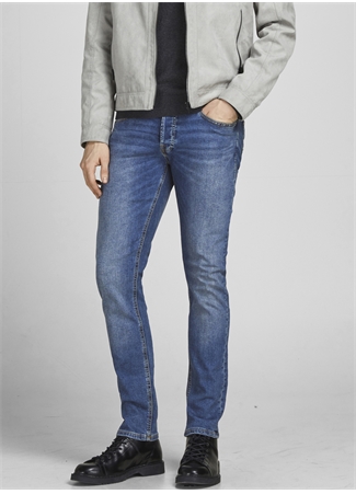 Jack & Jones 12184473_JJIGLENN JORIGINAL MF 031 Erkek Düşük Bel Skinny Fit Denim Pantolon_3