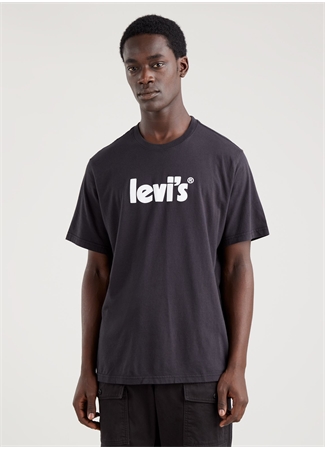 Levis A2082-0030 Lse_Ss Relaxed Fit Tee Bisiklet Yaka Relaxed Siyah Erkek T-Shirt_2