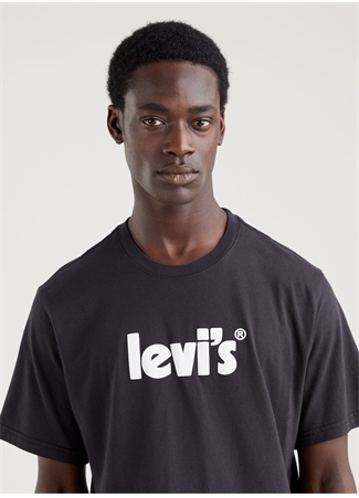 Levis A2082-0030 Lse_Ss Relaxed Fit Tee Bisiklet Yaka Relaxed Siyah Erkek T-Shirt_9