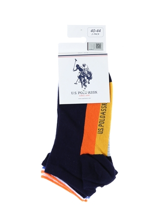 U.S. Polo Assn. 2'Li Lacivert Erkek Çorap 2'Lİ PAKET