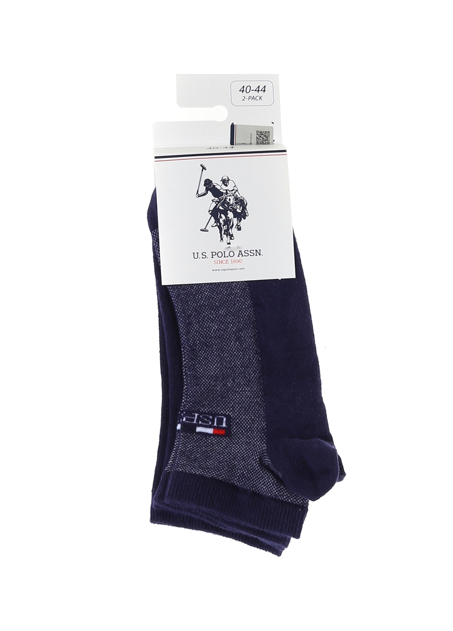 U.S. Polo Assn. 2'Li Lacivert Erkek Çorap 2'Lİ PAKET_0