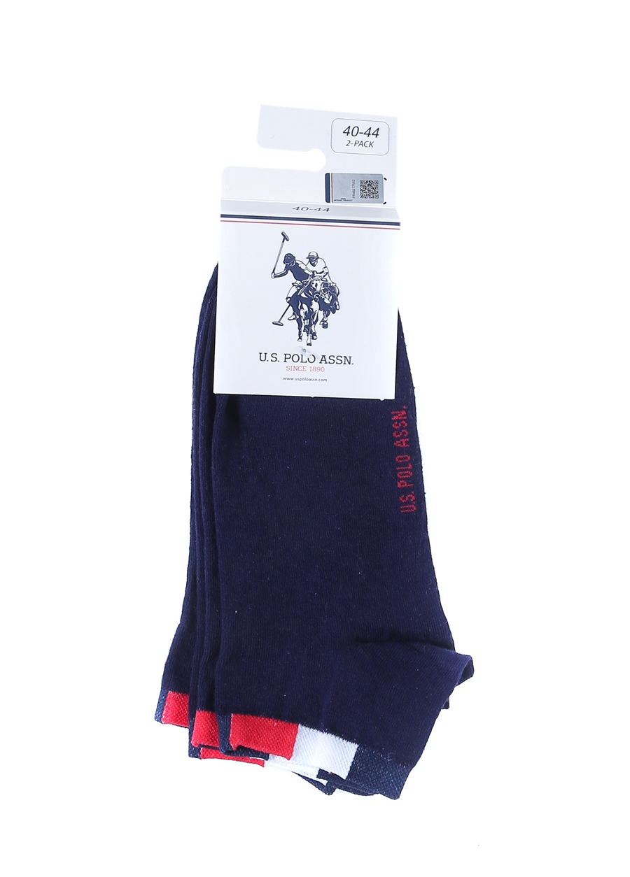 U.S. Polo Assn. 2'Li Lacivert Erkek Çorap 2'Lİ PAKET