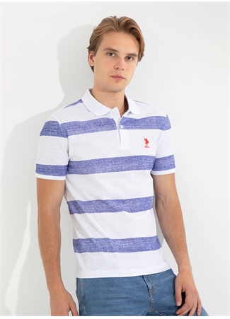 U.S. Polo Assn. Mavi Erkek Polo T-Shirt ONTA_2