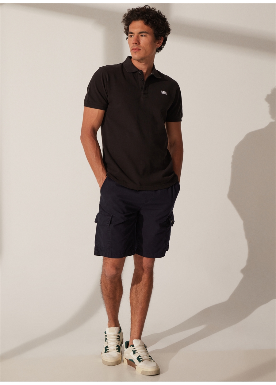 Helly Hansen Siyah Erkek Polo Yaka Polo T-Shirt TRANSAT POLO_1