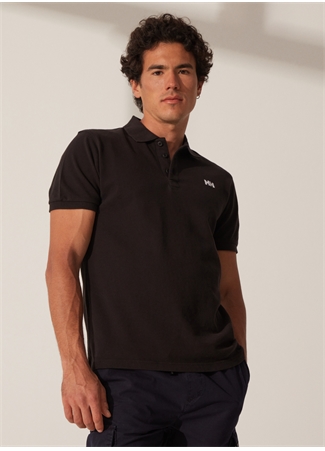 Helly Hansen Siyah Erkek Polo Yaka Polo T-Shirt TRANSAT POLO_3