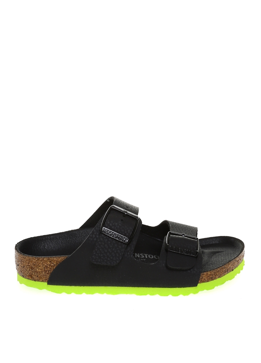 Birkenstock Siyah Erkek Çocuk Terlik ARIZONA KIDS BF BLACK LIME_0