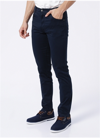 Wrangler Normal Bel Slim Fit Lacivert Erkek Chino Pantolon W12SEA114_TEXAS SLIM Chino Pantolon_2