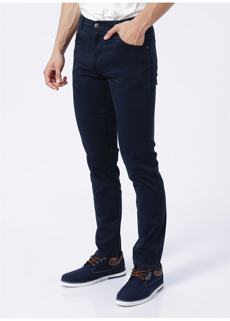 Wrangler Normal Bel Slim Fit Lacivert Erkek Chino Pantolon W12SEA114_TEXAS SLIM Chino Pantolon_2